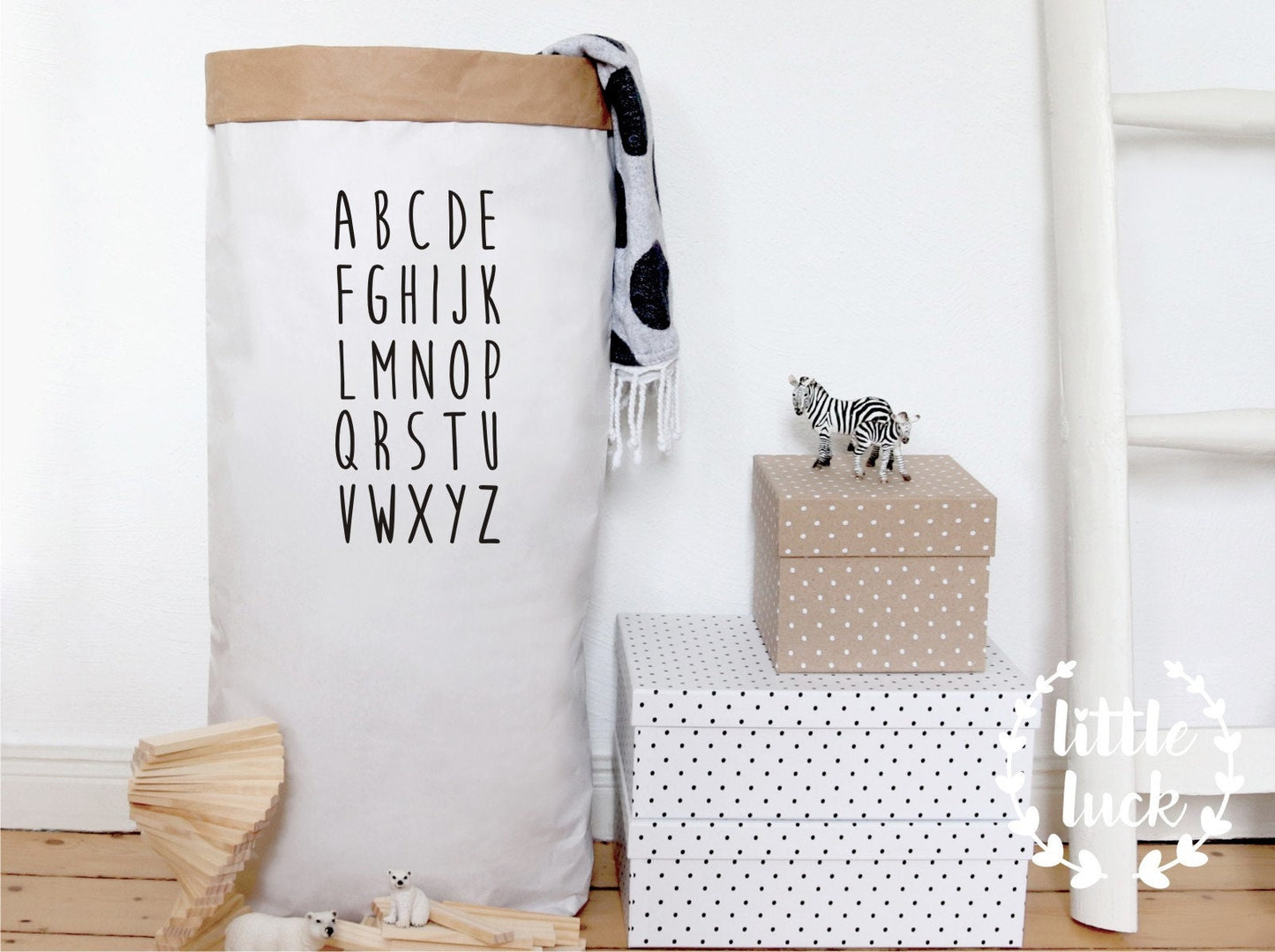 Paperbag ABC, Aufbewahrung fürs Kinderzimmer
