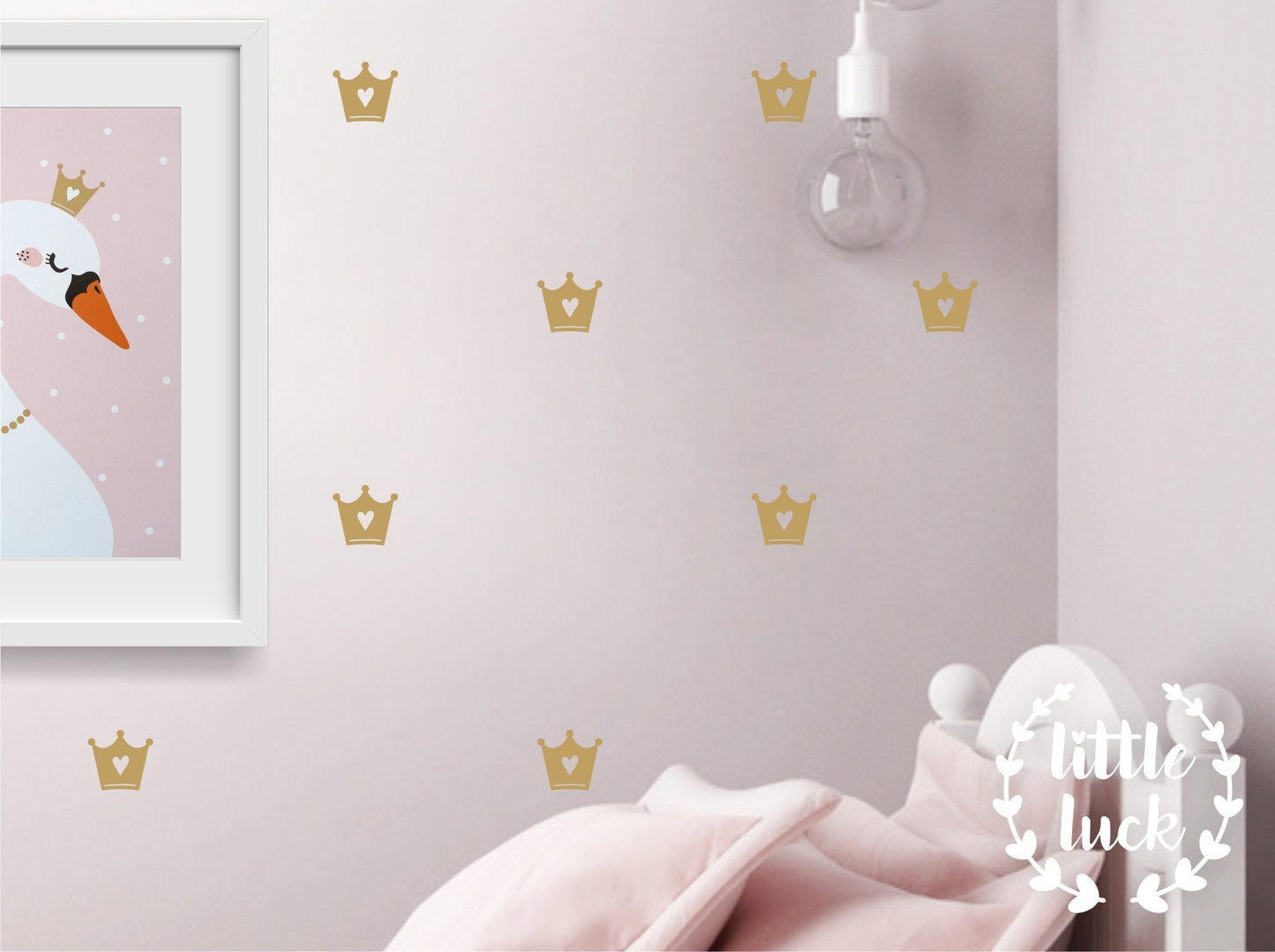 Crown wall stickers