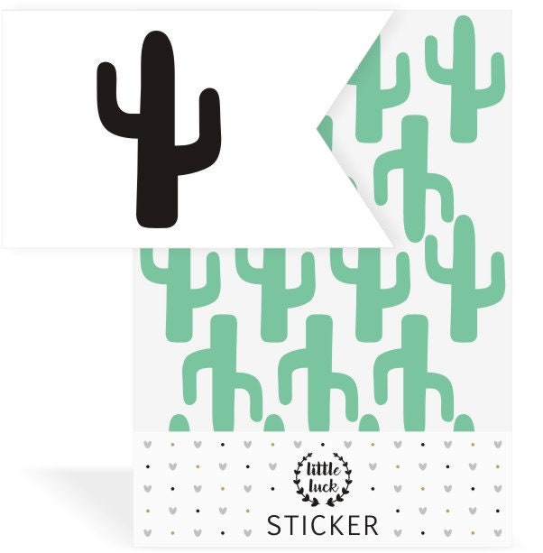 Cactus wall sticker (5cm)